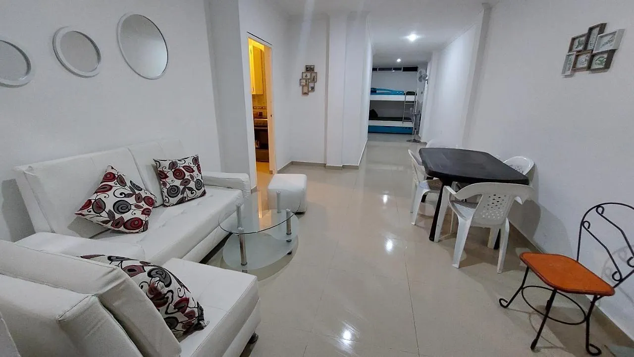 Casa Azul En Playa Apartamento Cartagena
